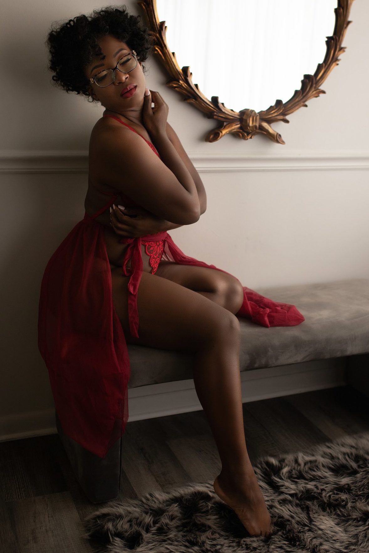 black owner boudoir photography studio