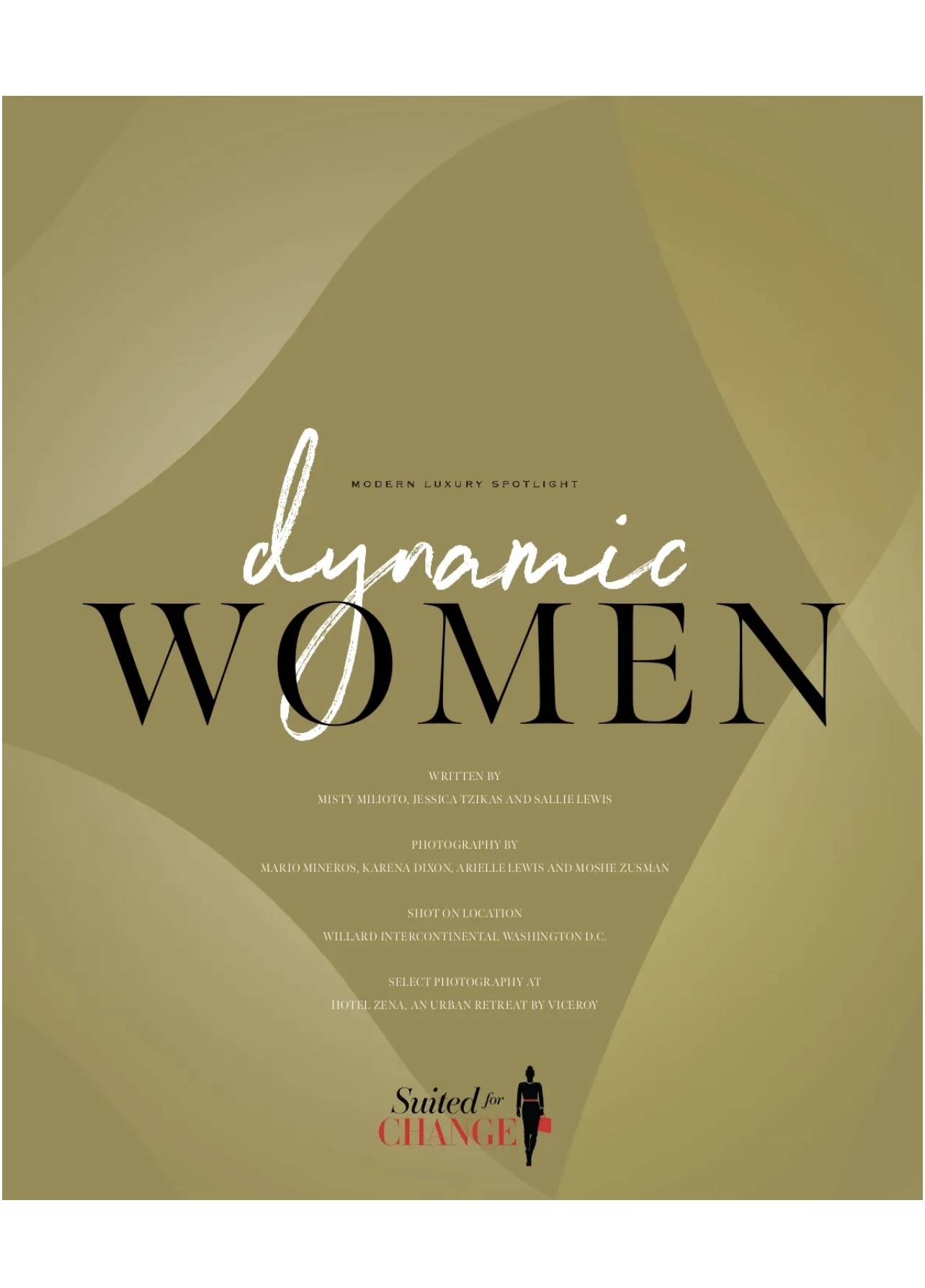 dynamic women feature boudoir by Veronica w/ dc modern luxury magazine